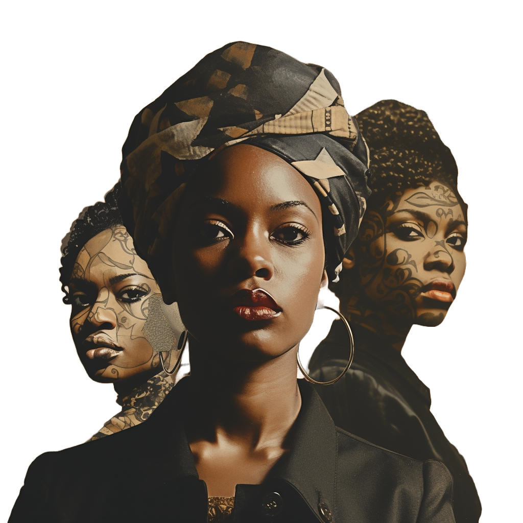 Afroliberta24 evocative portrait of 3 black womens her face a t 191a5183 63d2 4578 8d2d da85b86b02de 1 - 🏠