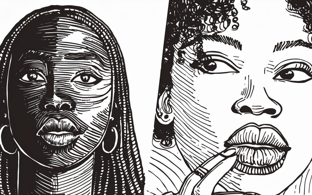 Firefly retrato de una mujer negra con la cara manchada de pintura negra del siglo sentada ante un t 1080x675 - Beef entre Kendrick y Drake: ¿Qué Opinaría William Lynch?